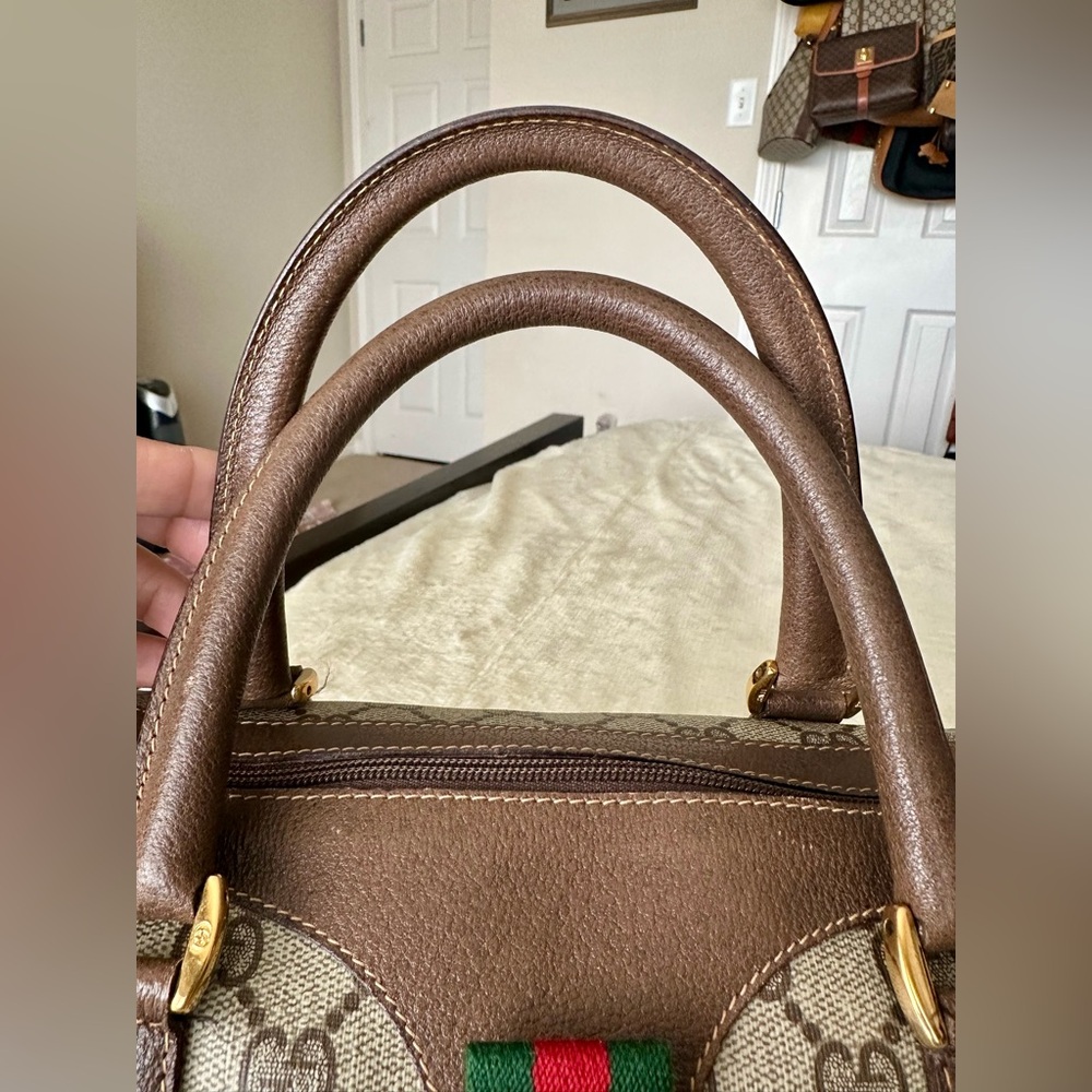 ❌SOLD❌ Gucci PVC Boston Bag - Picture 9 of 16